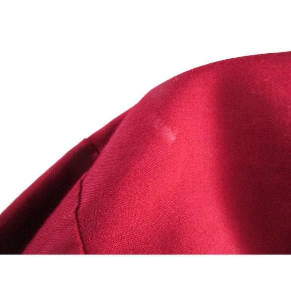 Vintage 70s Levis Pearl Snap Womans S Western Cowboy Rodeo Shirt Maroon White - Picture 14 of 16